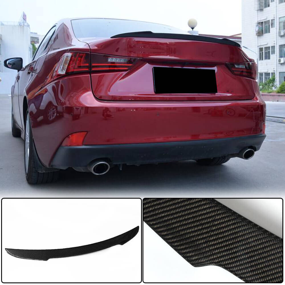 Lexus IS250 IS300 IS350 IS F Carbon Fiber Rear Trunk Spoiler & Wing