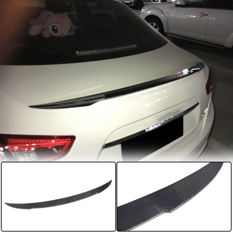 For Maserati Ghibli S Q4 Carbon Fiber Rear Trunk Spoiler Boot Wing Lip Car Spoiler