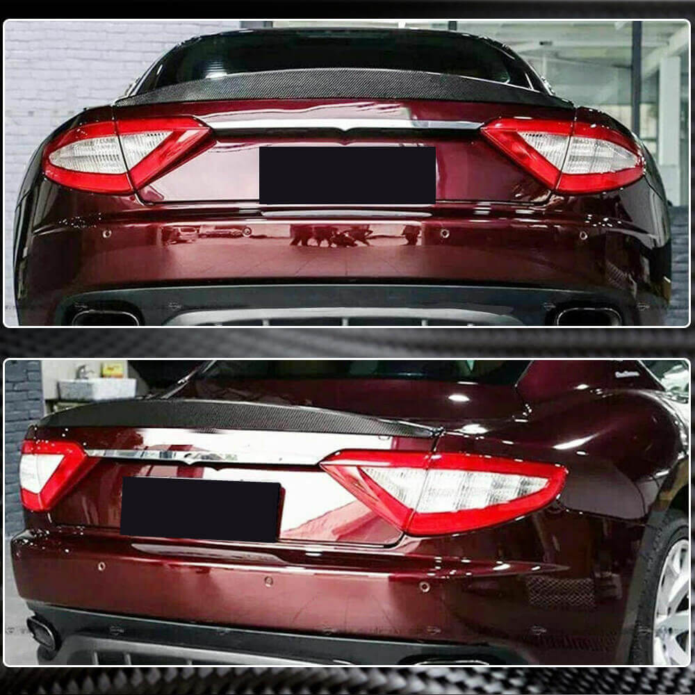 Maserati GT Carbon Fiber Rear Trunk Spoiler Wing Lip | Exterior Mods