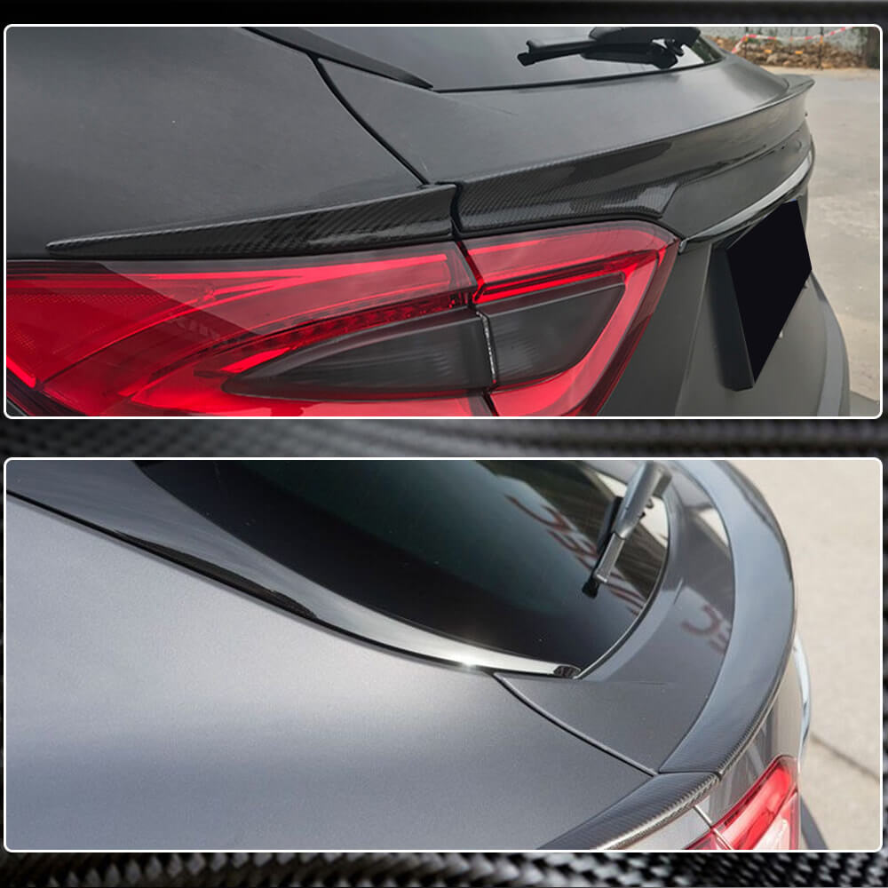 Maserati Levant Rear Maserati Levante Carbon Fiber Rear Middle Spoiler Wing | Exterior Mods ...