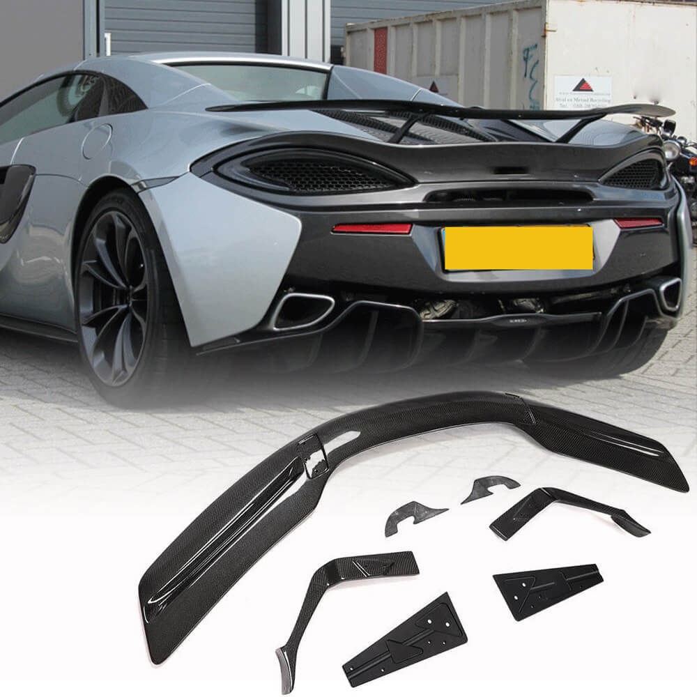McLaren 540C 570S 2015-2019 Rear Trunk Spoiler Carbon Fiber (Not for 540GT & 570GT)-Ahacarbon