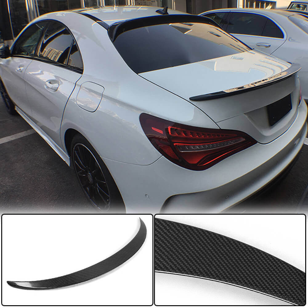 Mercedes Benz CLA Class (W117) C117 2013-2019 Rear Trunk Spoiler Carbon ...