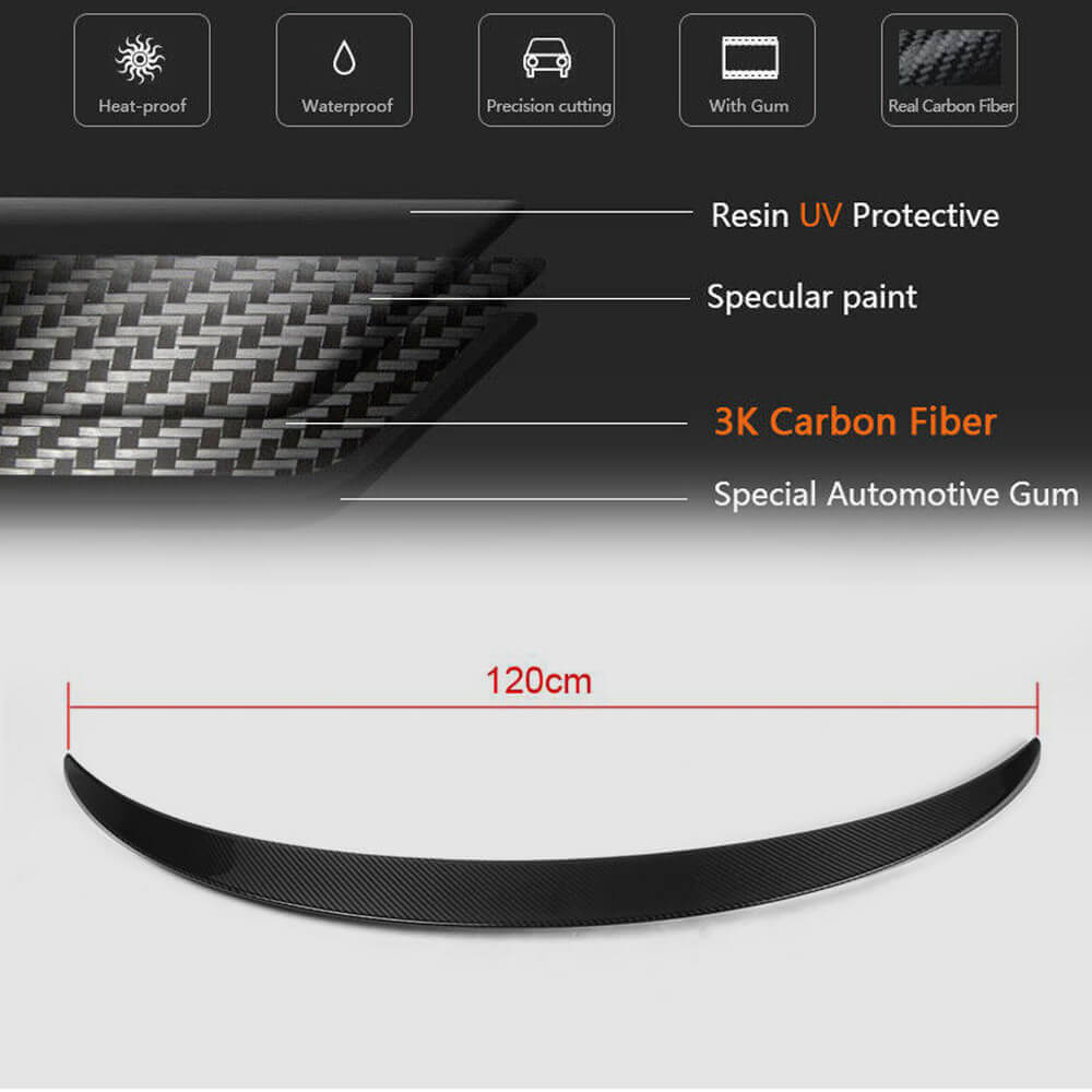Real Carbon Rear Trunk Lip Spoiler For Mercedes-Benz W117 C117 CLA250 CLA45 Real Carbon Rear Trunk Lip Spoiler For Mercedes-Benz W117 C117 CLA250 CLA45