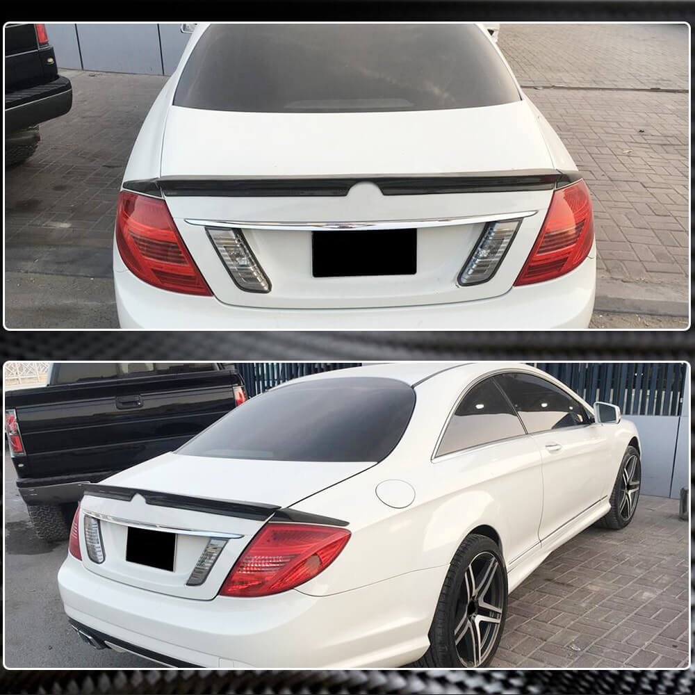 2006-2010 Mercedes Benz CLS W219 CLS300 CLS350 CLS63 AMG Sedan Trunk Spoiler CF 2006-2010 Mercedes Benz CLS W219 CLS300 CLS350 CLS63 AMG Sedan Trunk Spoiler CF