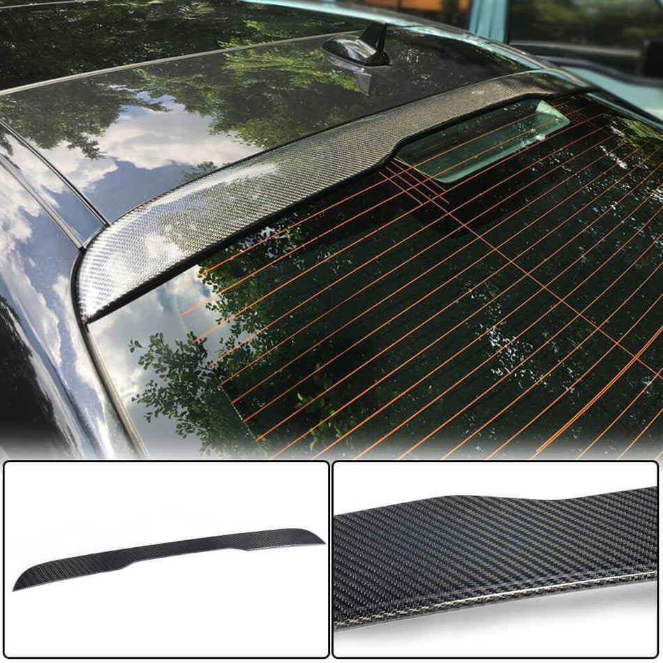 For Mercedes Benz S Class W222 Carbon Fiber Rear Roof Spoiler Window Wing Lip | S400 S500 S550 S600 S63 S65 AMG
