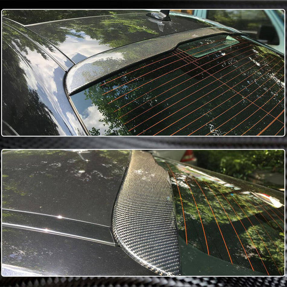 Mercedes Benz W222 S63 AMG Carbon Fiber Rear Roof Spoiler Window Wing