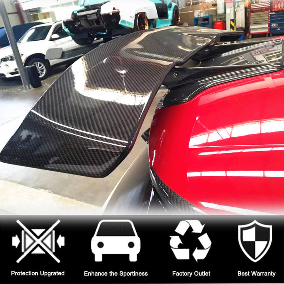 For Mercedes Benz W176 Carbon Fiber Rear Spoiler Roof Window Wing Lip | A180 A200 A250 A45 AMG