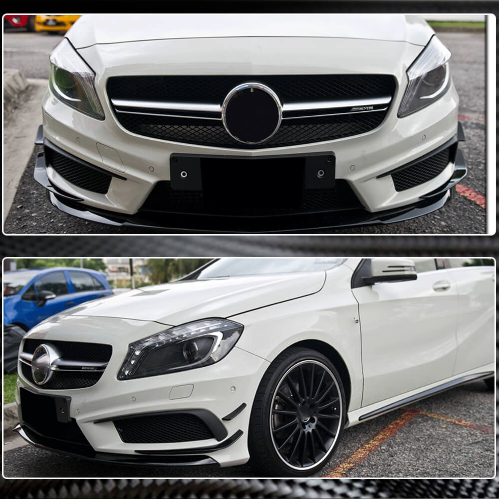 Mercedes Benz W176 W176 A250 A45 Carbon Fiber Front Bumper Air Vents