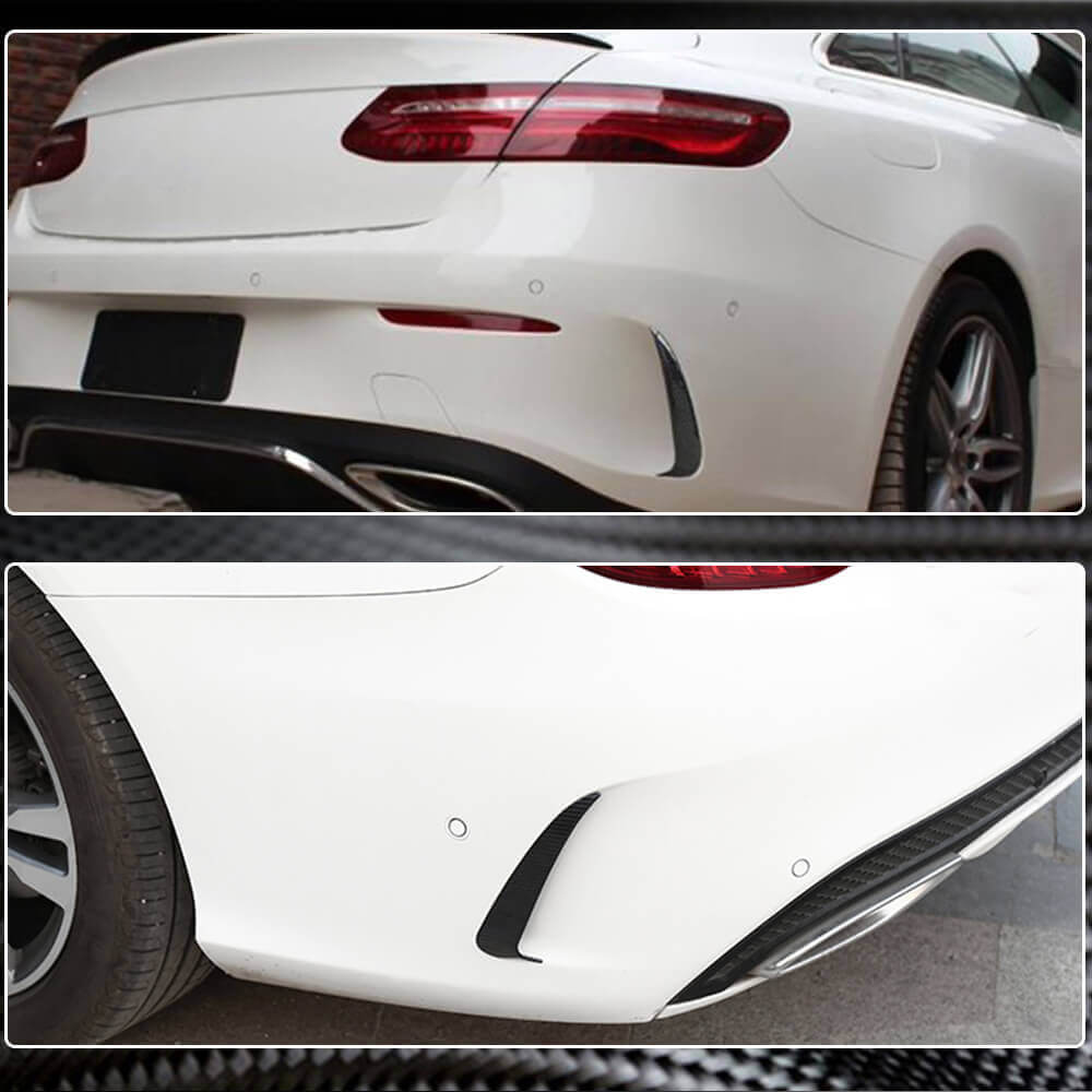 Mercedes Benz W205 C205 C43 Carbon Fiber Rear Bumper Air Fender Vents ...