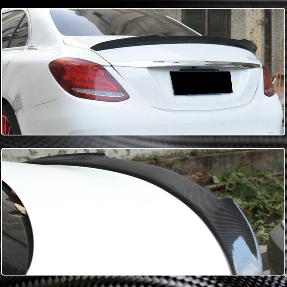Mercedes Benz W205 Carbon Fiber Rear Trunk Spoiler Wing | FD Style