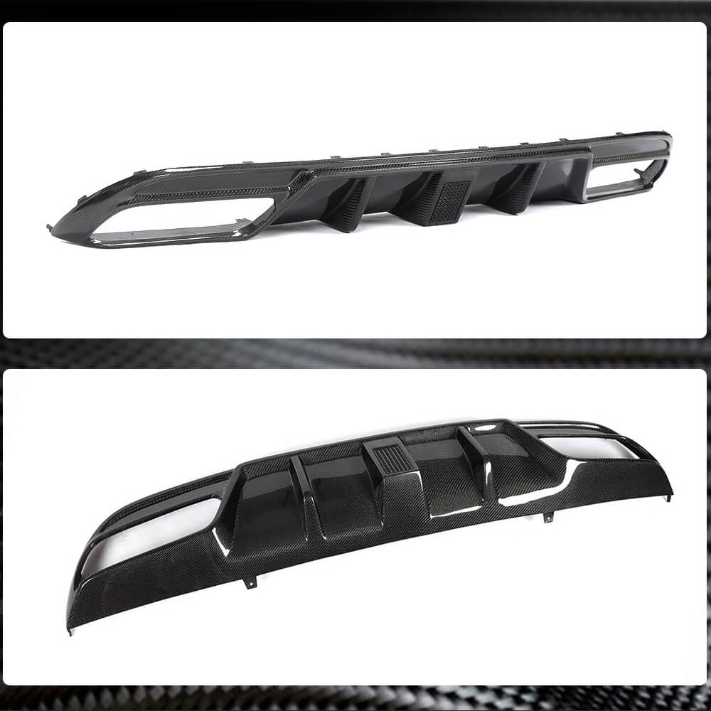 Mercedes-Benz W205 C43 C63 Carbon Fiber Rear Diffuser | Exterior Mods