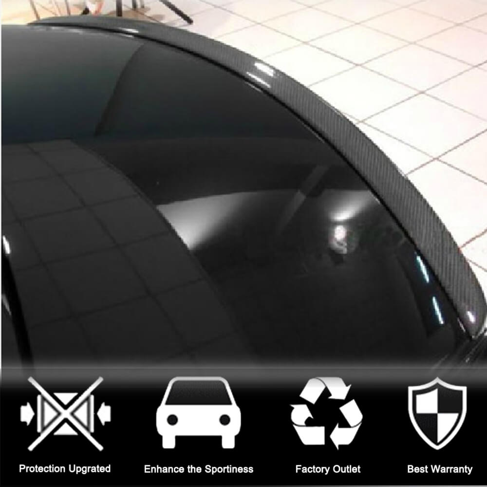 For Mercedes Benz W219 Sedan 06-10 Carbon Fiber Rear Trunk Spoiler Boot Wing Lip-Ahacarbon