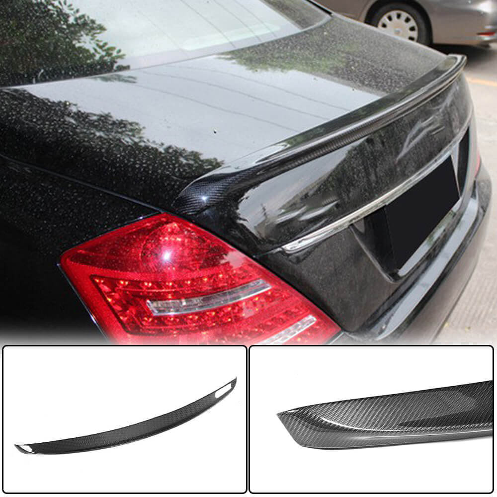 Mercedes Benz W221 S63 Carbon Fiber Trunk Spoiler | Rear, Wing & Lip ...