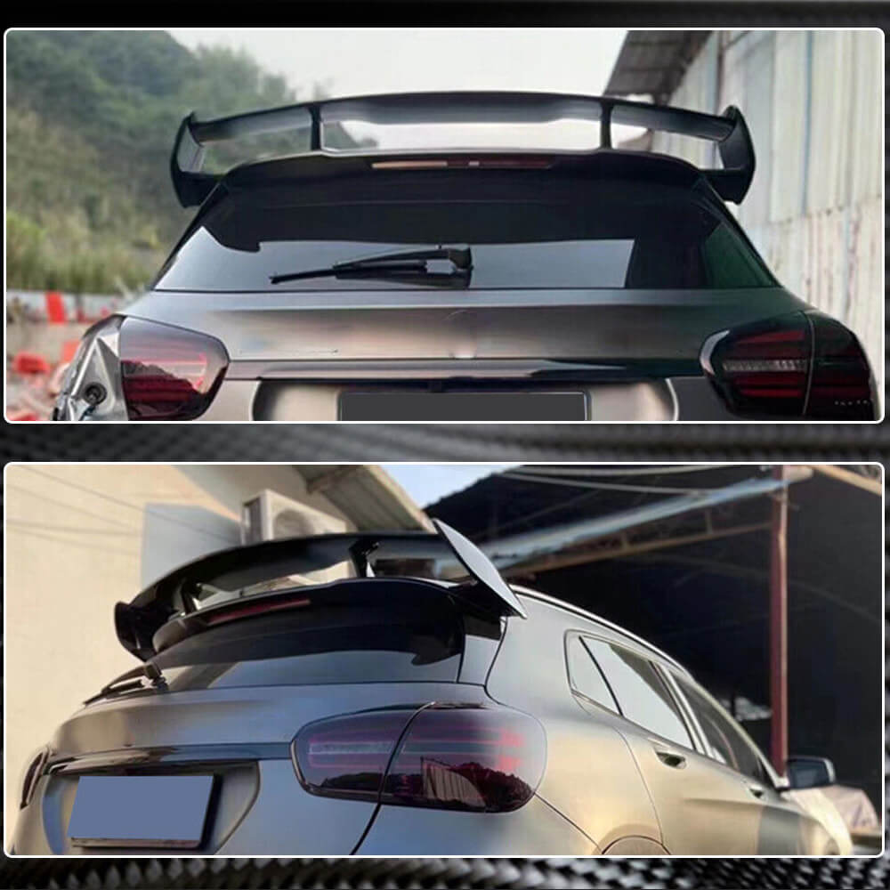 Benz Rear Wing Mercedes Benz X156 GLA45 Carbon Fiber Rear Spoiler | Window Wing Lip