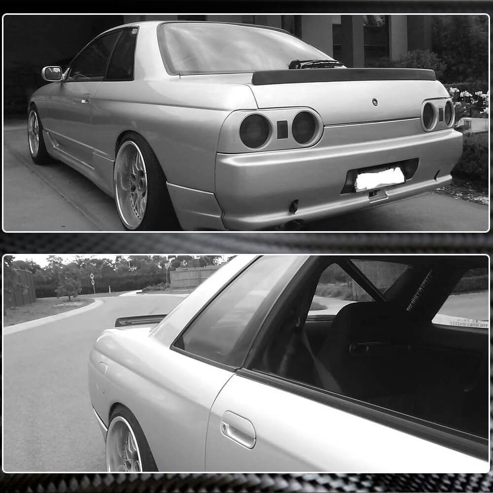 Ahacarbon|Carbon Fiber Rear Trunk Spoiler for Nissan R32 GTR Skyline ...