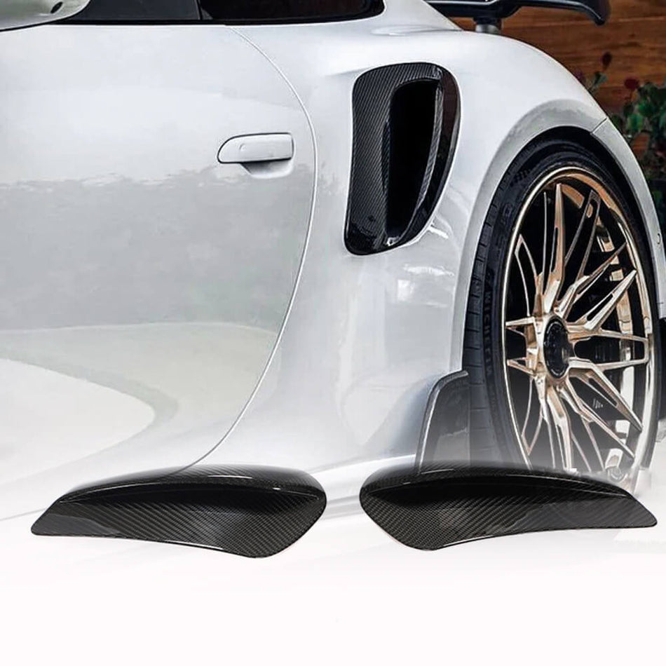 For Porsche 911 992 2019UP Dry Carbon Fiber Side Fender Vent Air Intake Cover Bodykit