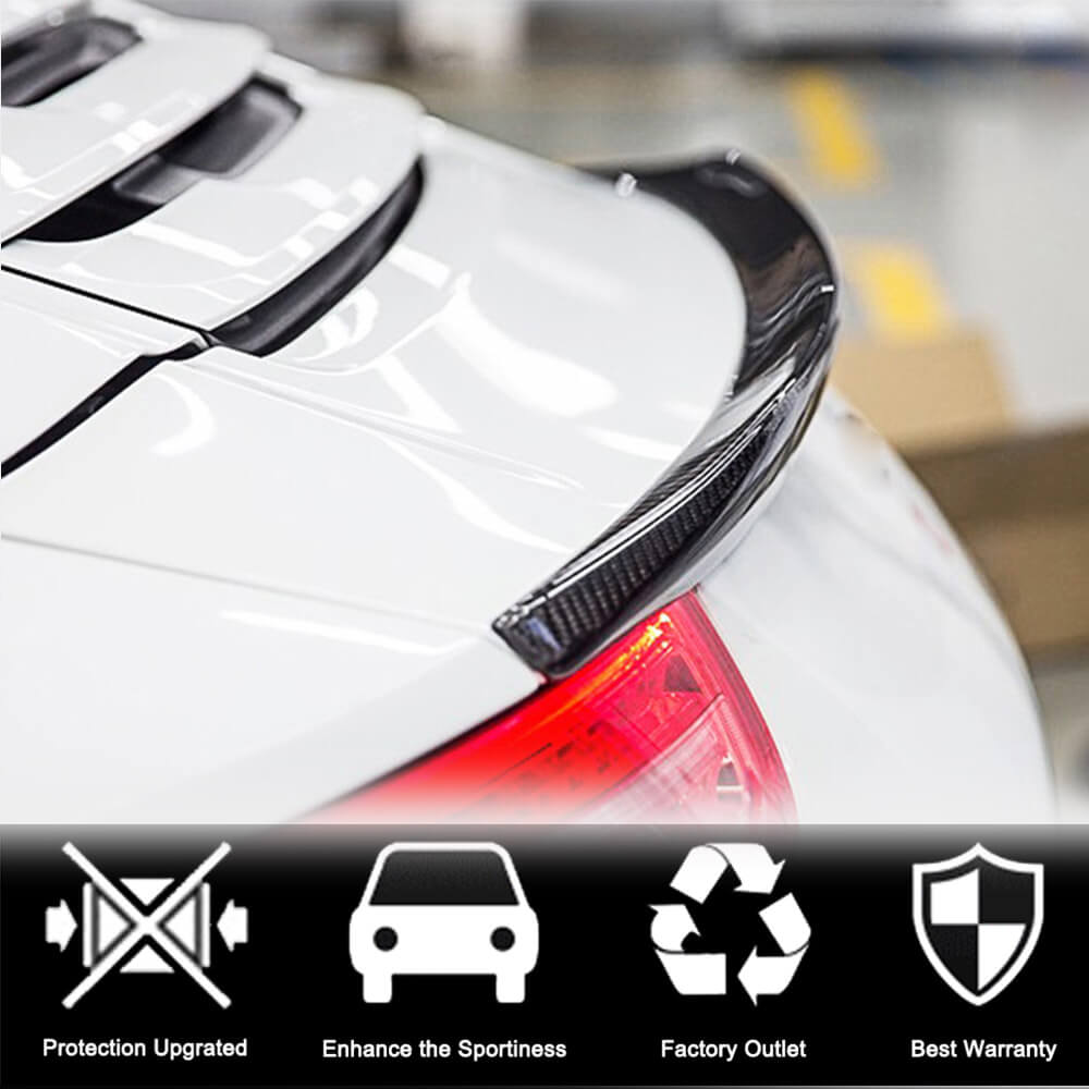 Porsche 911 991 Carbon Fiber Rear Spoiler | Trunk Boot Wing Lip – Ahacarbon