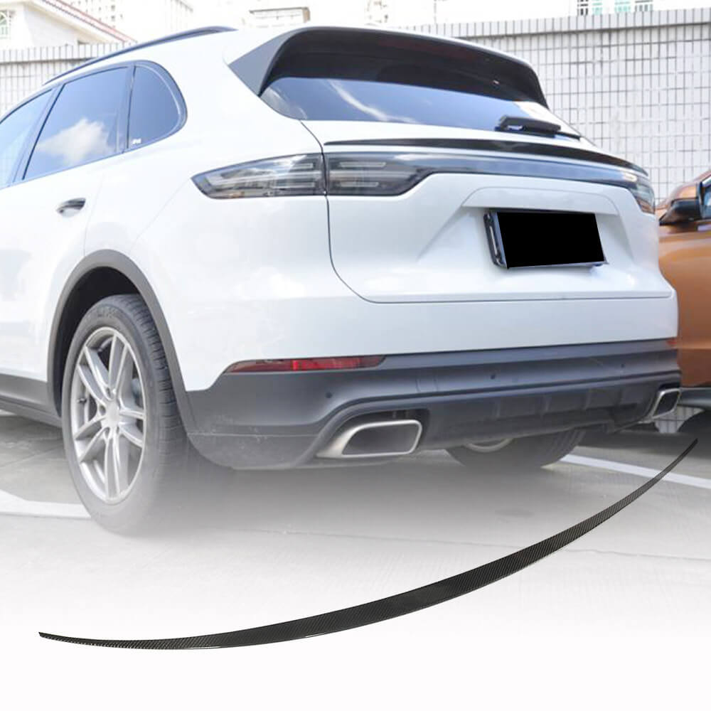 Porsche Cayenne 9Y3 2018UP Rear Spoiler Carbon Fiber-Ahacarbon