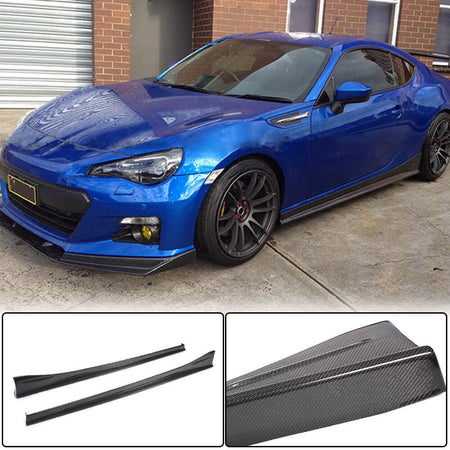 Subaru BRZ Toyota GT86 FT86 Scion FR-S 2013-2020 Side Skirts Carbon Fiber-Ahacarbon
