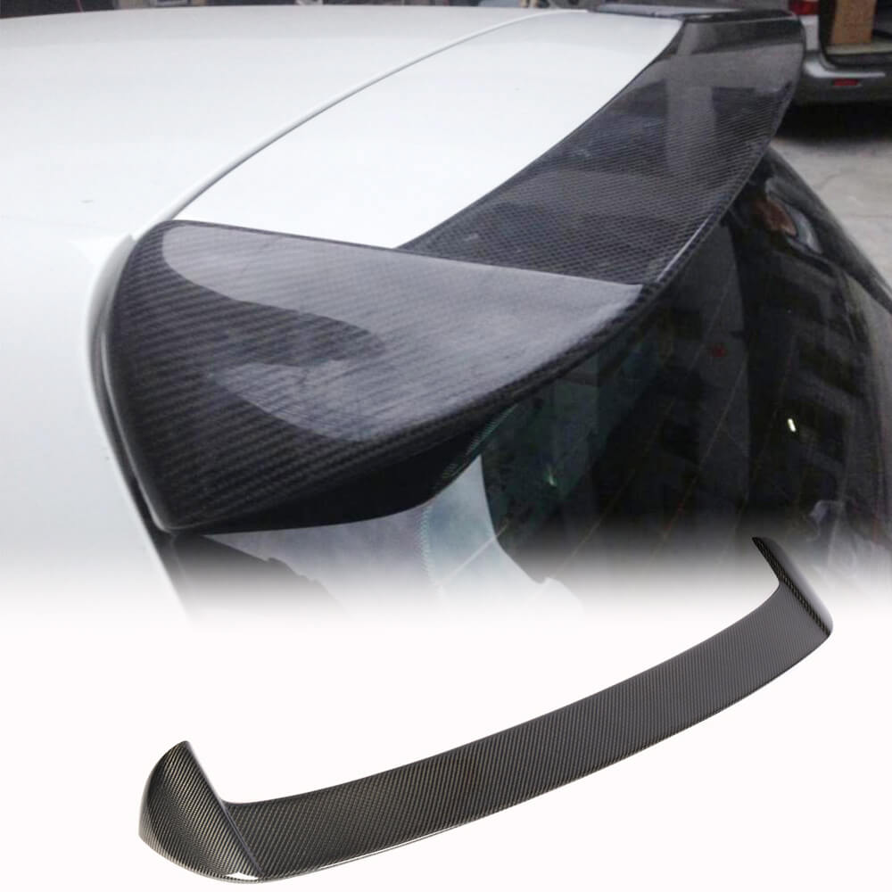 Volkswagen Golf 6 MK6 Carbon Fiber Rear Roof Spoiler Window Wing Lip ...
