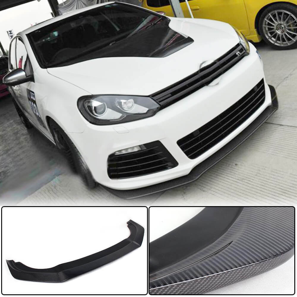 Volkswagen Golf 6 MK6 R R20 Carbon Fiber Front Lip Spoiler | Factory ...