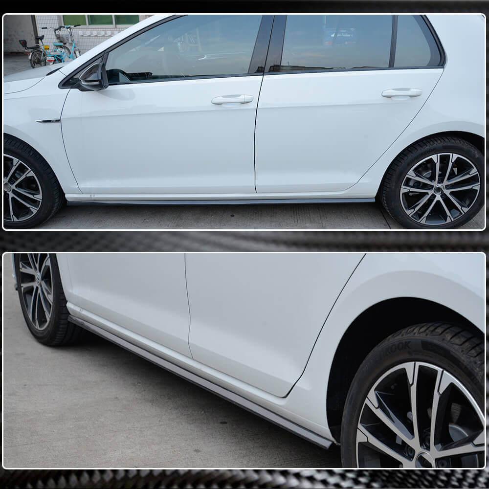 Volkswagen Golf MK7.5 R Line Carbon Fiber Side Skirts | Exterior Mods