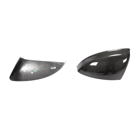 Audi dry carbon fiber add-on mirror covers angled product view