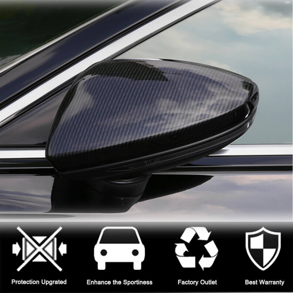 Audi dry carbon fiber replacement mirror covers pair product view