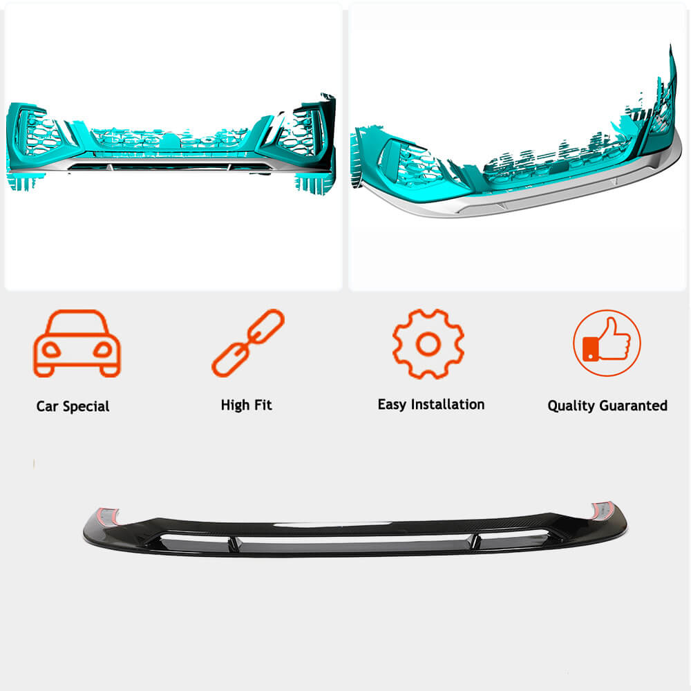Audi RS3 8Y Sedan dry carbon front lip feature image