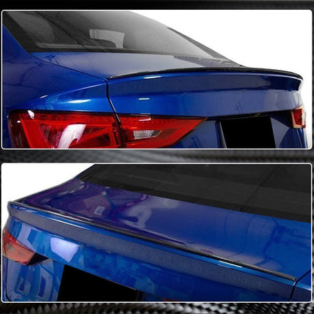 Audi S3 8V Sedan carbon fiber rear spoiler installed views