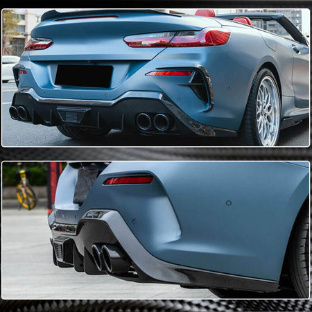 BMW G14 G15 M850i rear diffuser fitment detail