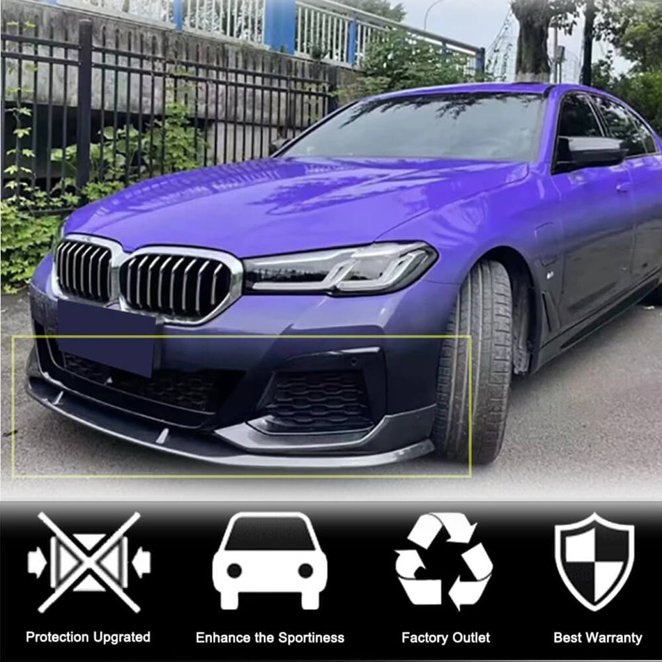 BMW G30 G31 LCI front bumper lip installation position