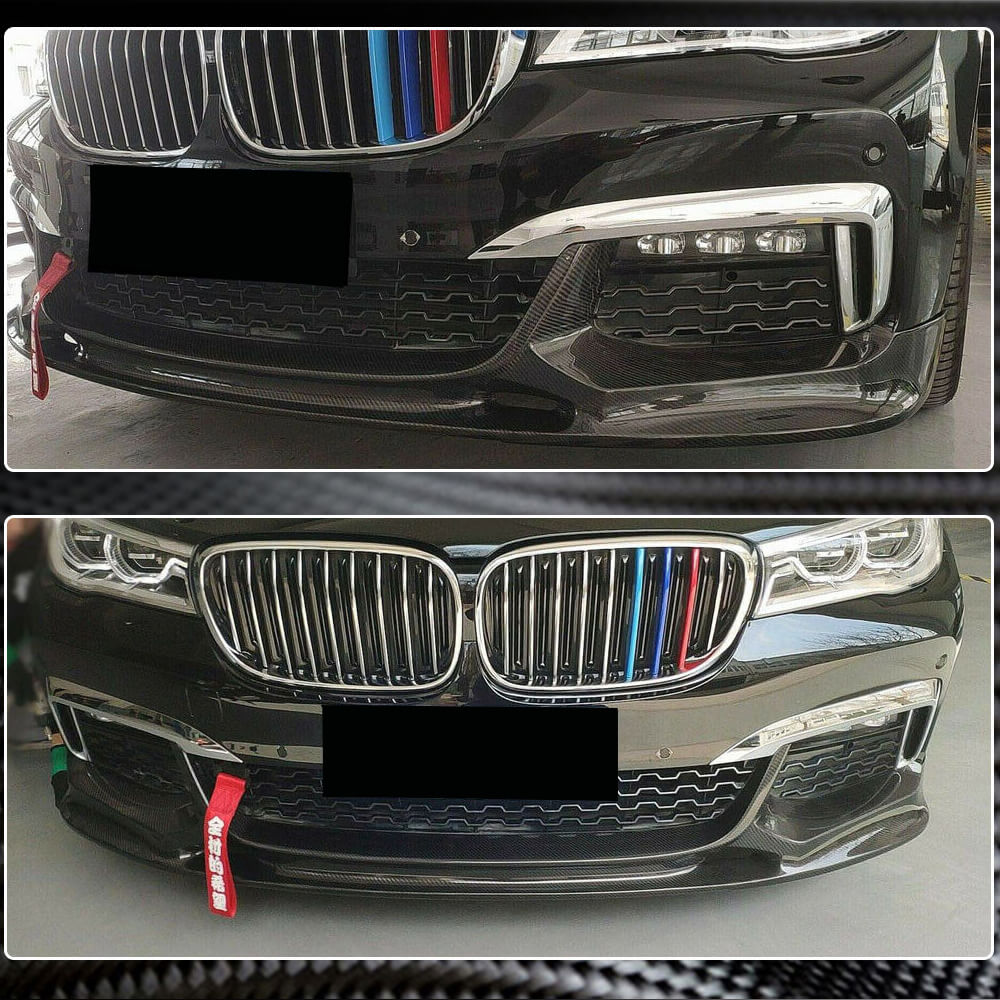 BMW M760Li xDrive front lip installation position