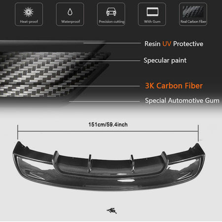 JC-HD198-1 Tesla Model S rear diffuser product guide