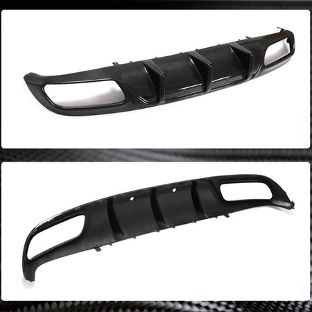 Mercedes C63 rear bumper diffuser product angle views