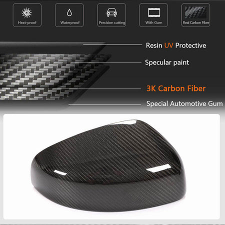 Nissan 370Z add-on carbon fiber mirror cover installation guide