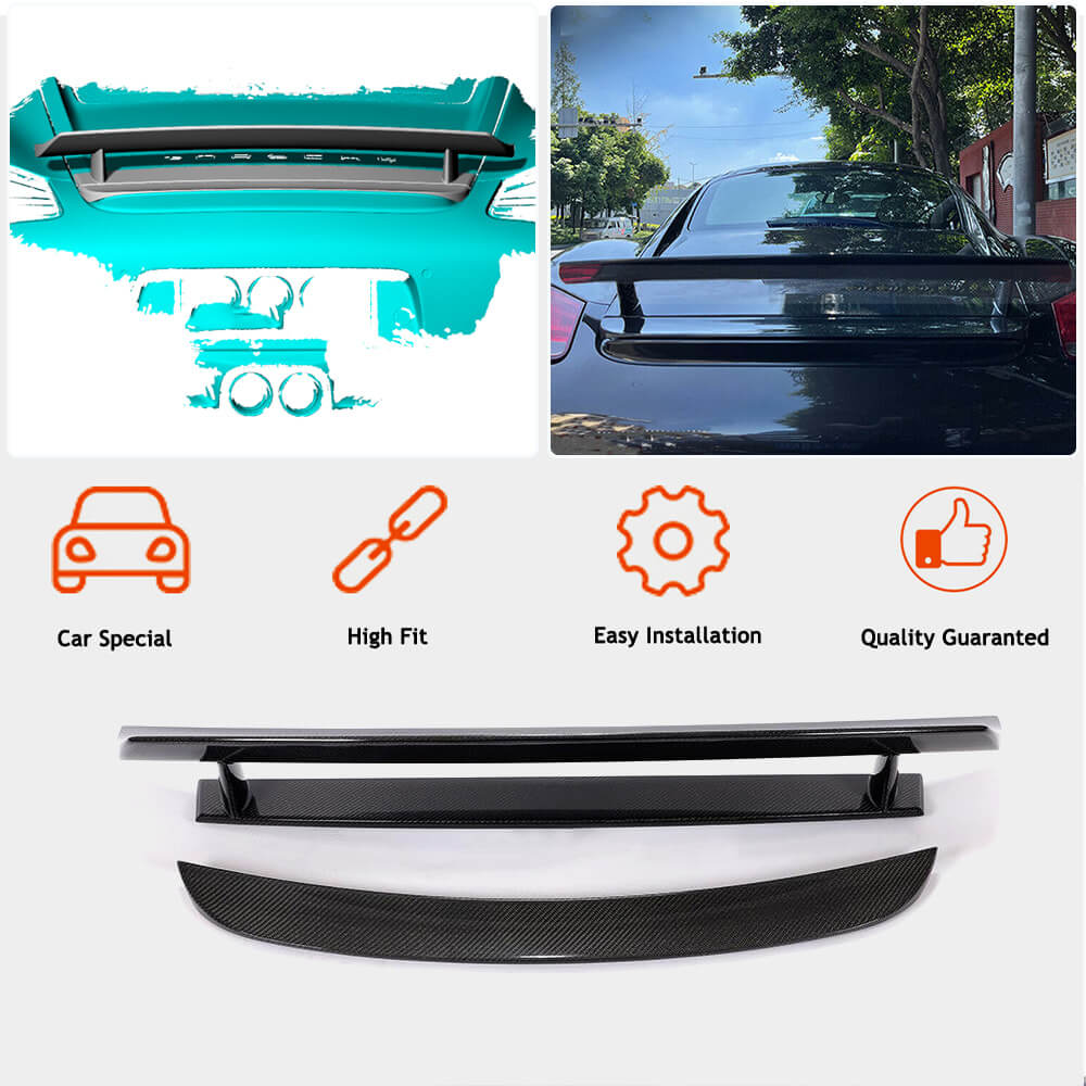 Porsche 987 Cayman rear trunk spoiler feature image